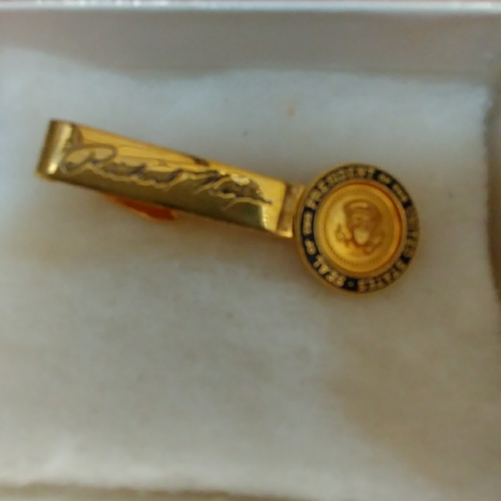 Rare Richard Nixon Tie Bar